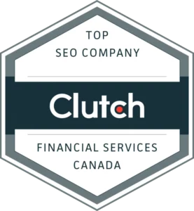 Top SEO company offering clutch financial services in Canada.