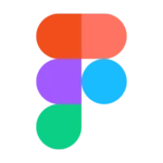 A colorful logo with a circle in the middle designed for web design.